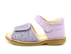 Angulus lilac confetti sandal glitter